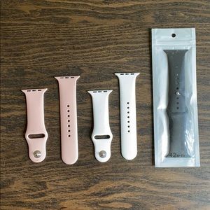 42mm silicon Apple Watch bands
